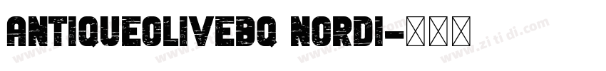 AntiqueOliveBQ NordI字体转换